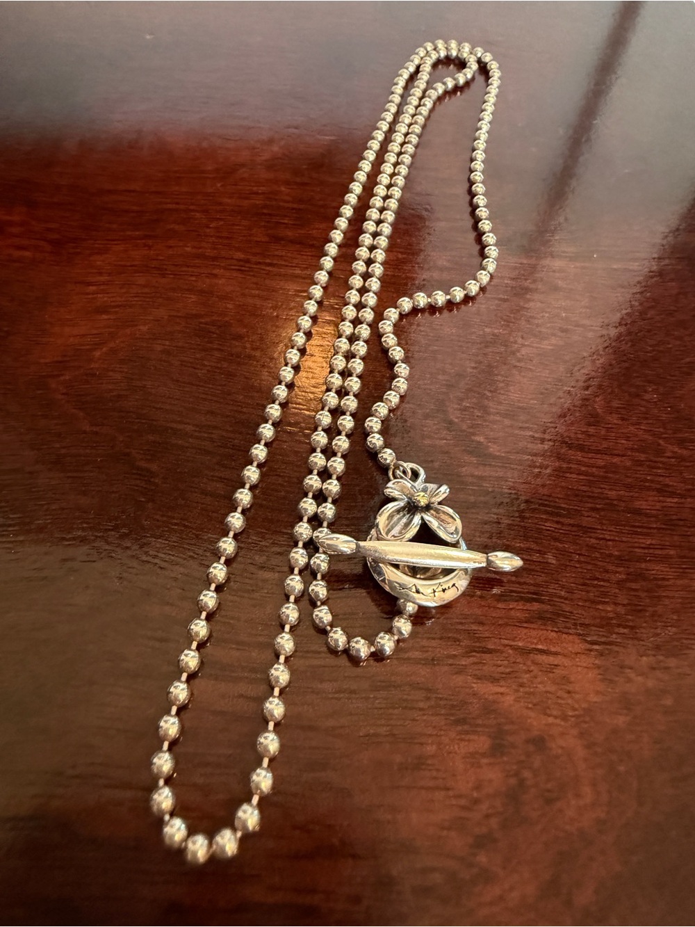 ann king sterling silver chain necklace 24 inches